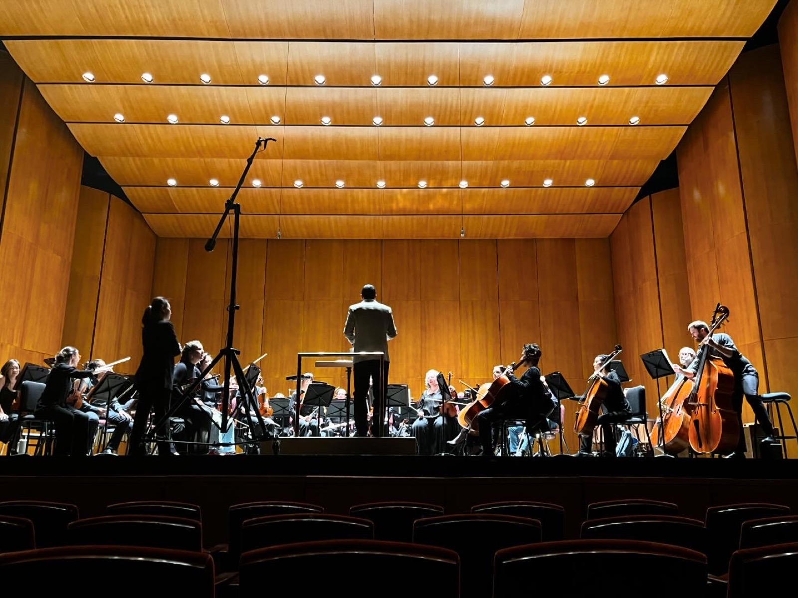 The St. Louis Symphony Orchestra on stage